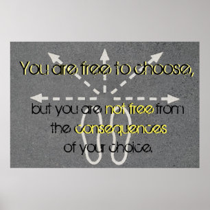 Affiche Faire de bons choix