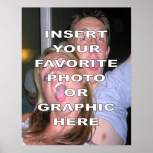 Affiche faite sur commande avec votre propre photo