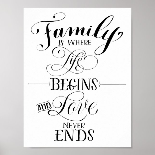 Affiche familiale (Devant)