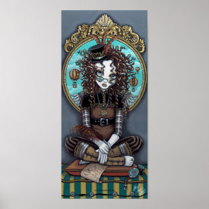 Affiche féerique punk d'art de vapeur de "Lucy"
