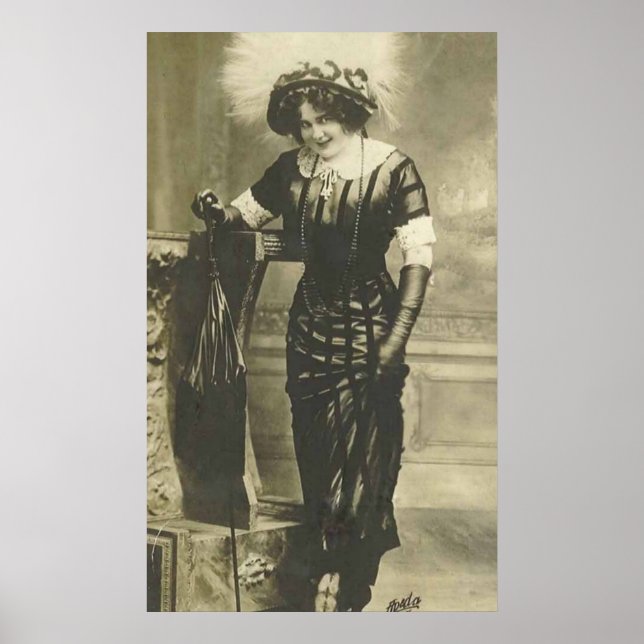 Affiche féminine des années 1900 (Devant)