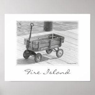 Affiche 'Fire Island Wagon'