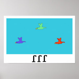 Affiche « Flap flap flap »