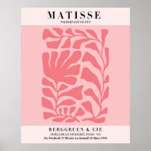 Affiche florale rose blush | Art mural de style Ma