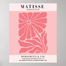 Affiche florale rose blush | Art mural de style Ma