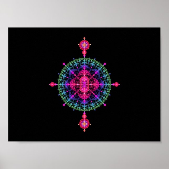 Affiche fractale (Devant)