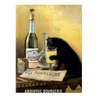Affiche française rétro "absinthe bourgeois"