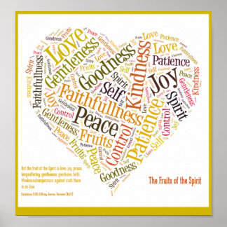 Affiche Fruits de l'Esprit