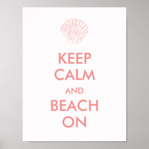 Affiche - GARDEZ la PLAGE CALME