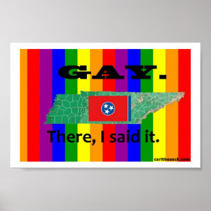 Affiche gay TN