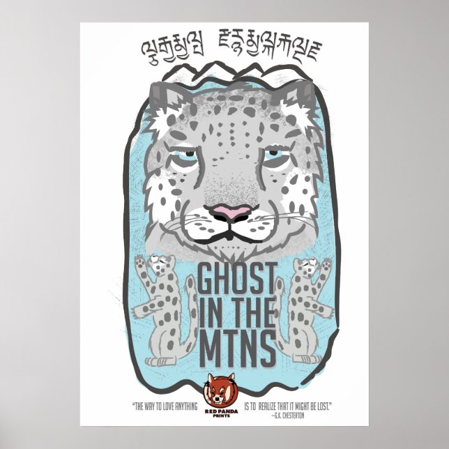 Affiche Ghost In The Mountains (Devant)