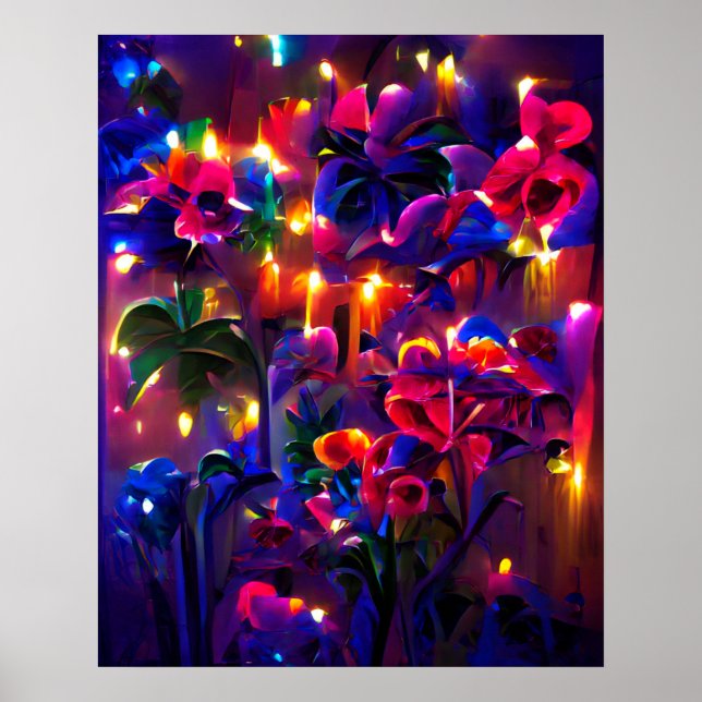 Affiche "Glow in the dark #1" (Devant)