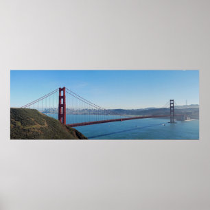Affiche golden gate bridge de beaux-arts