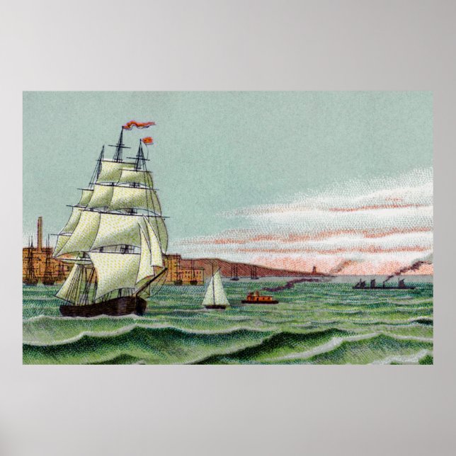 Affiche grand format de Block Island (Devant)