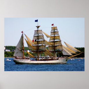 Affiche grande de bateau d'Europa