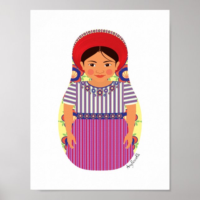 Affiche guatémaltèque Matryoshka (Devant)
