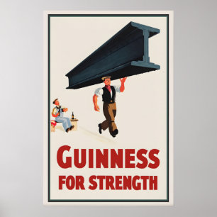 Affiche Guinness For Strength  John Gilroy