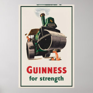 Affiche Guinness pour la force de John Gilroy