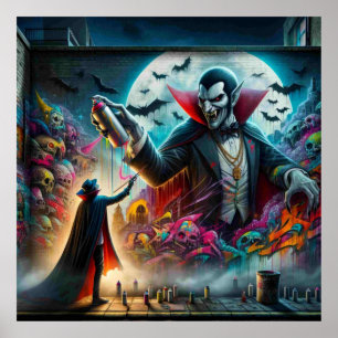 Affiche Halloween Vampire