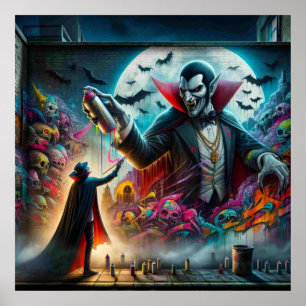 Affiche Halloween Vampire