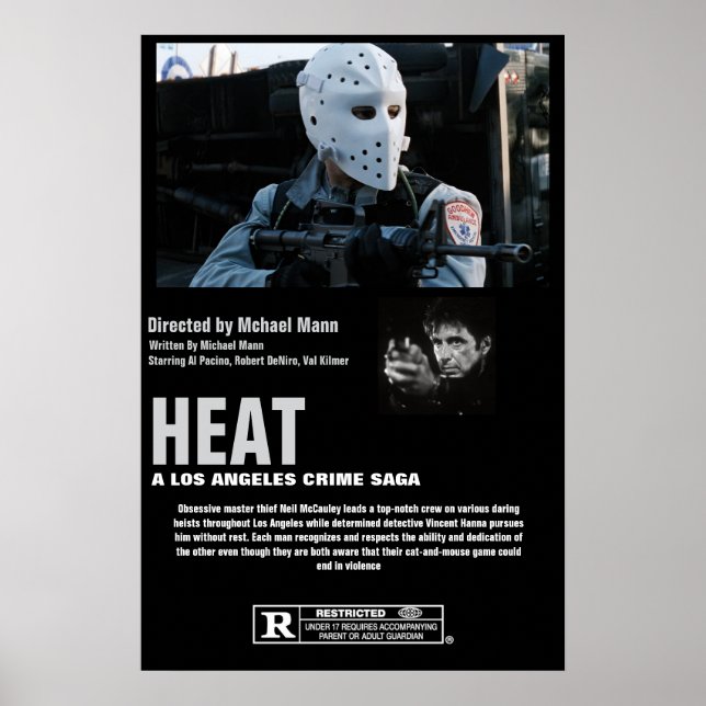Affiche Heat (Devant)