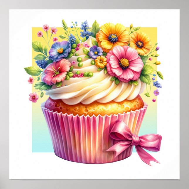 Affiche Hello Cupcake (Devant)