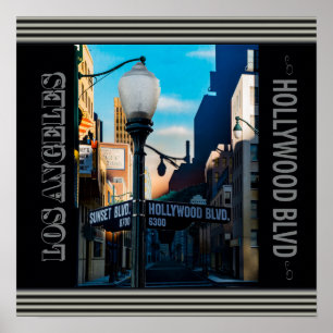 Affiche Hollywood Blvd. Affiche