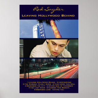 Affiche hollywoodienne