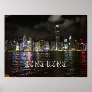 Affiche Hong Kong Skyline