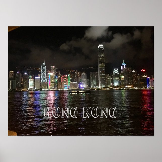 Affiche Hong Kong Skyline (Devant)