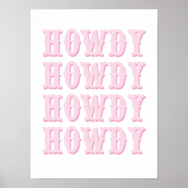 Affiche Howdy (Devant)