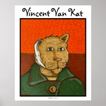 Affiche humoristique de Vincent Van Kat