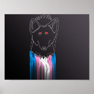 Affiche hyène transmasculine
