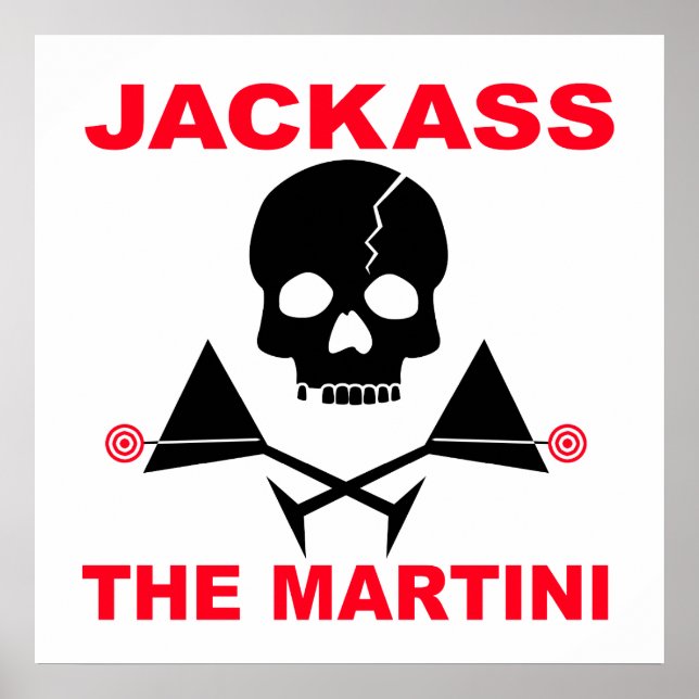 Affiche, Impression - JACKASS, Le Martini (Devant)