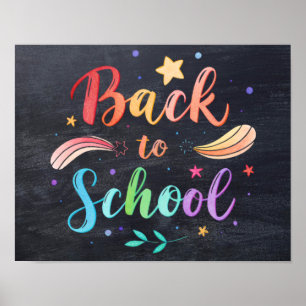 Affiche imprimable de rentrée scolaire