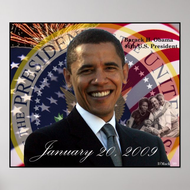 Affiche inaugurale du président Barack Obama (Devant)