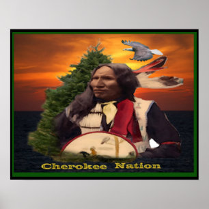 Affiche indienne de Cherokee
