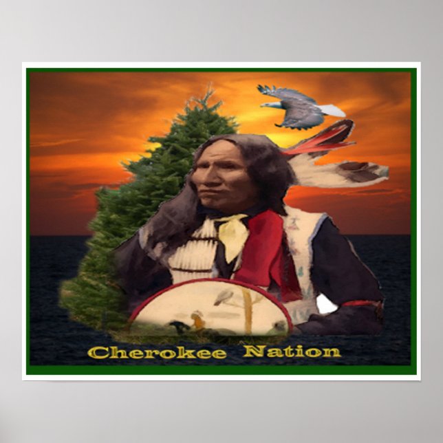 Affiche indienne de Cherokee (Devant)