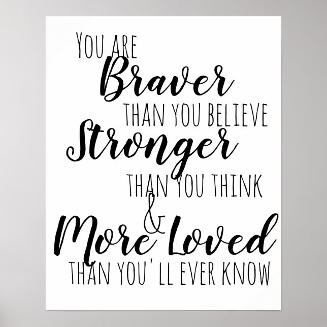 Affiche inspirante (Devant)