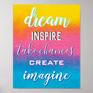 Affiche inspirante