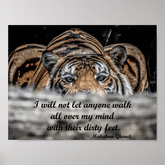 Affiche inspirante de Crouching Tiger (Devant)
