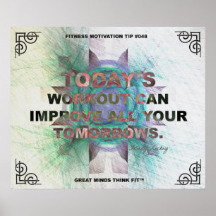 Affiche inspirante pour la condition physique Cita