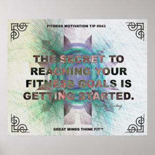 Affiche inspirante pour la condition physique Cita