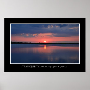 Affiche Inspiration Tranquillité 36 x 24
