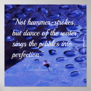 Affiche inspirée de citation de persévérance