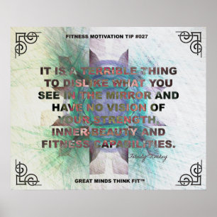 Affiche inspirée pour la citation #027 de forme