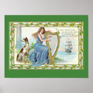 Affiche Irlandaise Erin Mavourneen