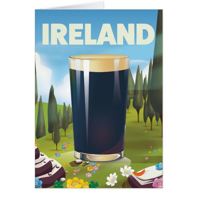 Affiche Irlande Pint Travel (Devant)