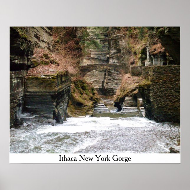 Affiche ITHACA NEW YORK GORGE (Devant)