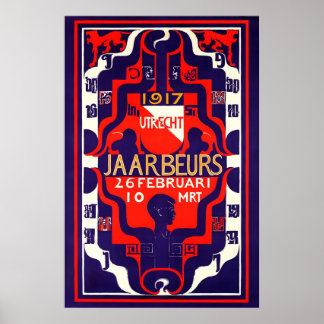 Affiche Jaarbeurs 1917 Exposition POSTER PRINT